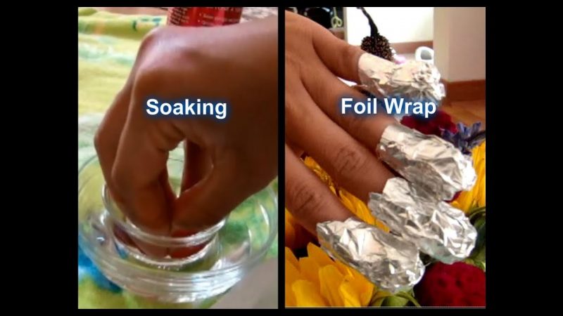 How to remove soak-off gel polish